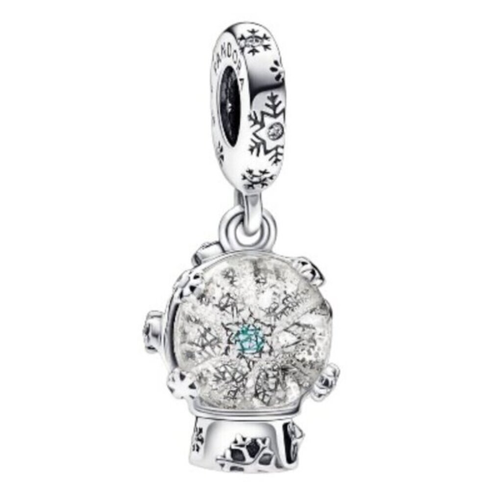 Pandora Snowflake Snowglobe Dangle Charm